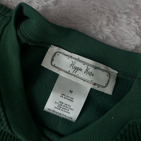Two tops, black & green. Brand “Hippie Rose”. Originally bought from “Jcpenney” - Picture 3 of 4